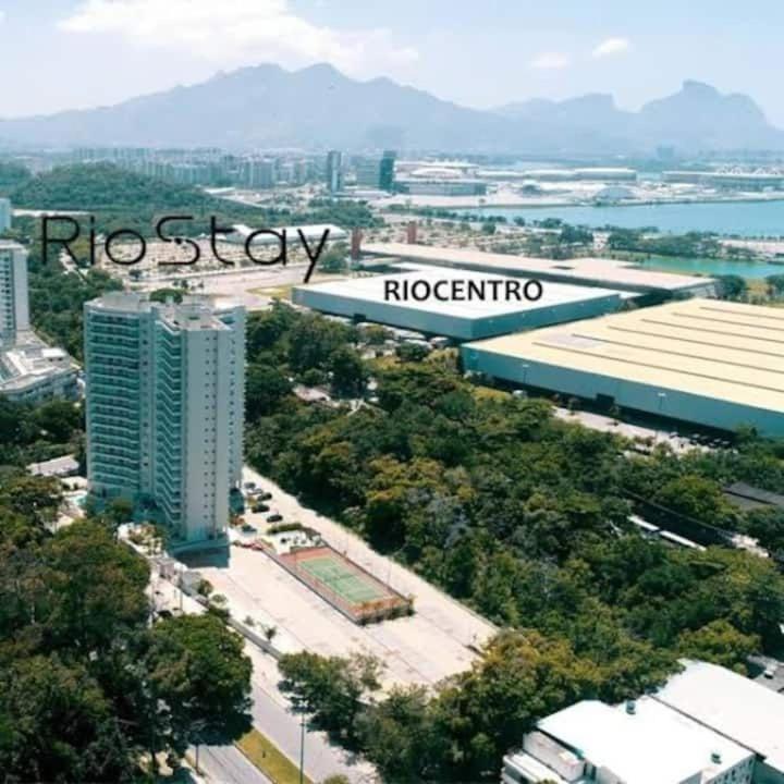 Flat Com Cozinha - Rio Stay - Rock In Rio - Rio Centro リオデジャネイロ エクステリア 写真