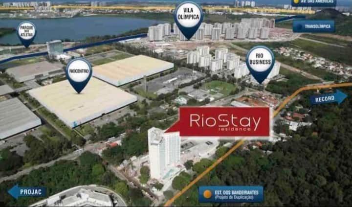 Flat Com Cozinha - Rio Stay - Rock In Rio - Rio Centro リオデジャネイロ エクステリア 写真